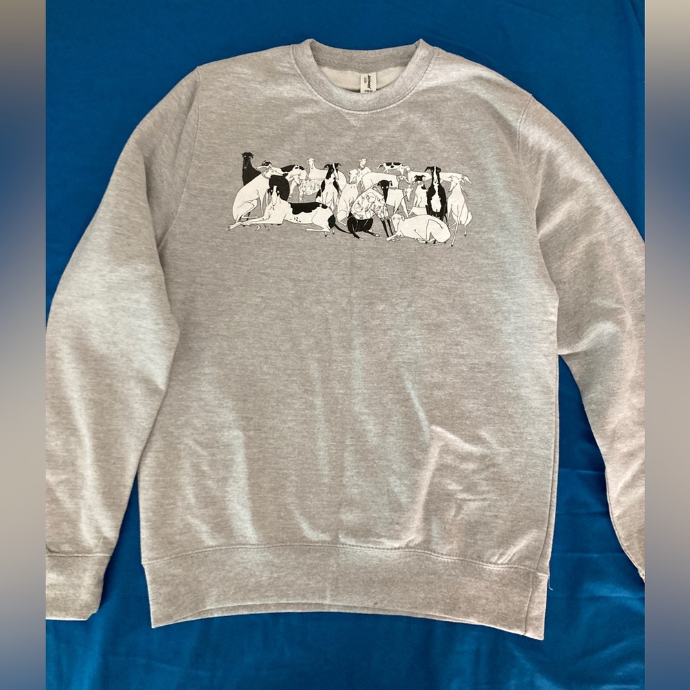 Cute Greyhound Sweater, Brand New!